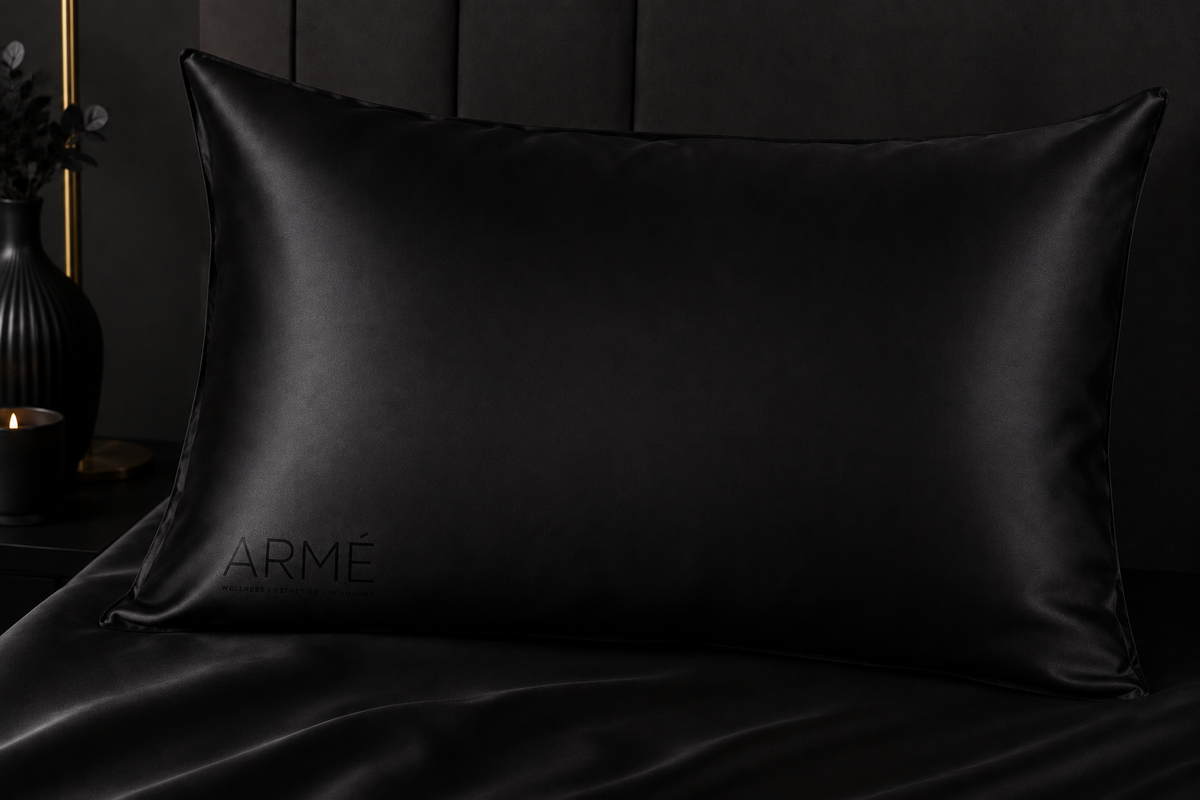 ARMÉ Black Silk Pillowcase