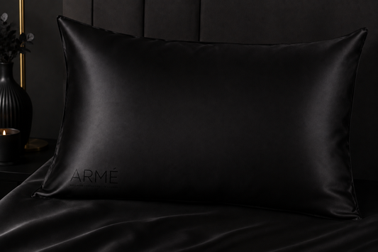 ARMÉ Black Silk Pillowcase